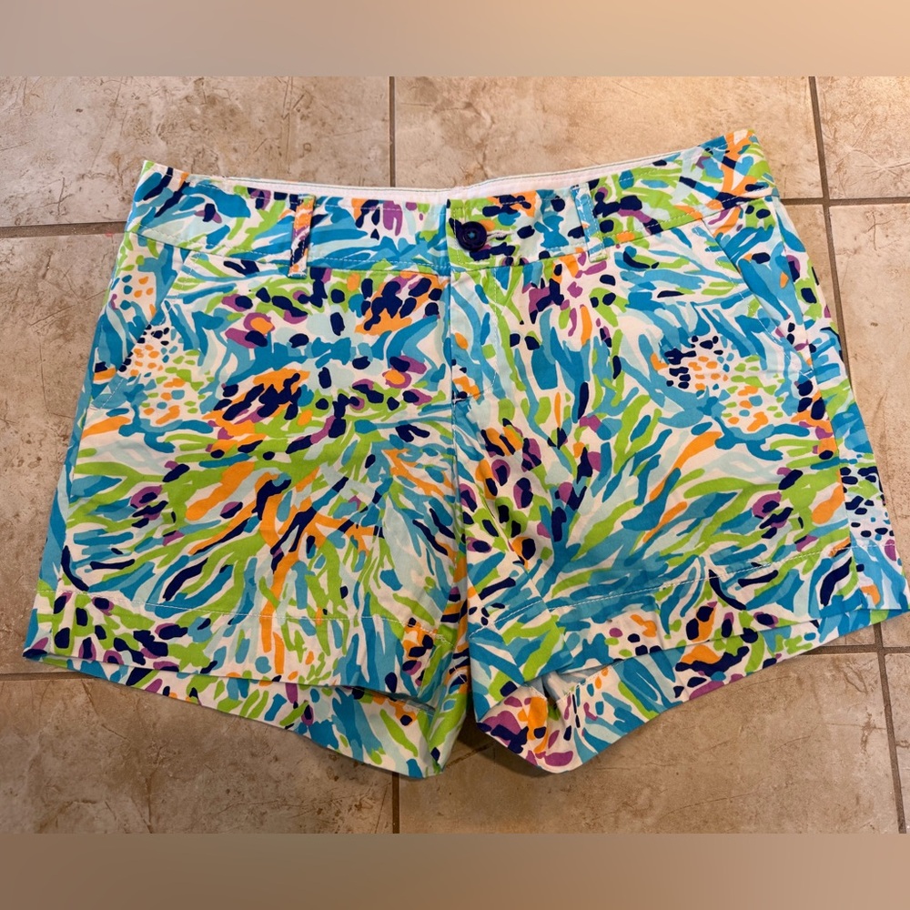 Lilly Pulitzer The Callahan Short Multicolor Print Size 8